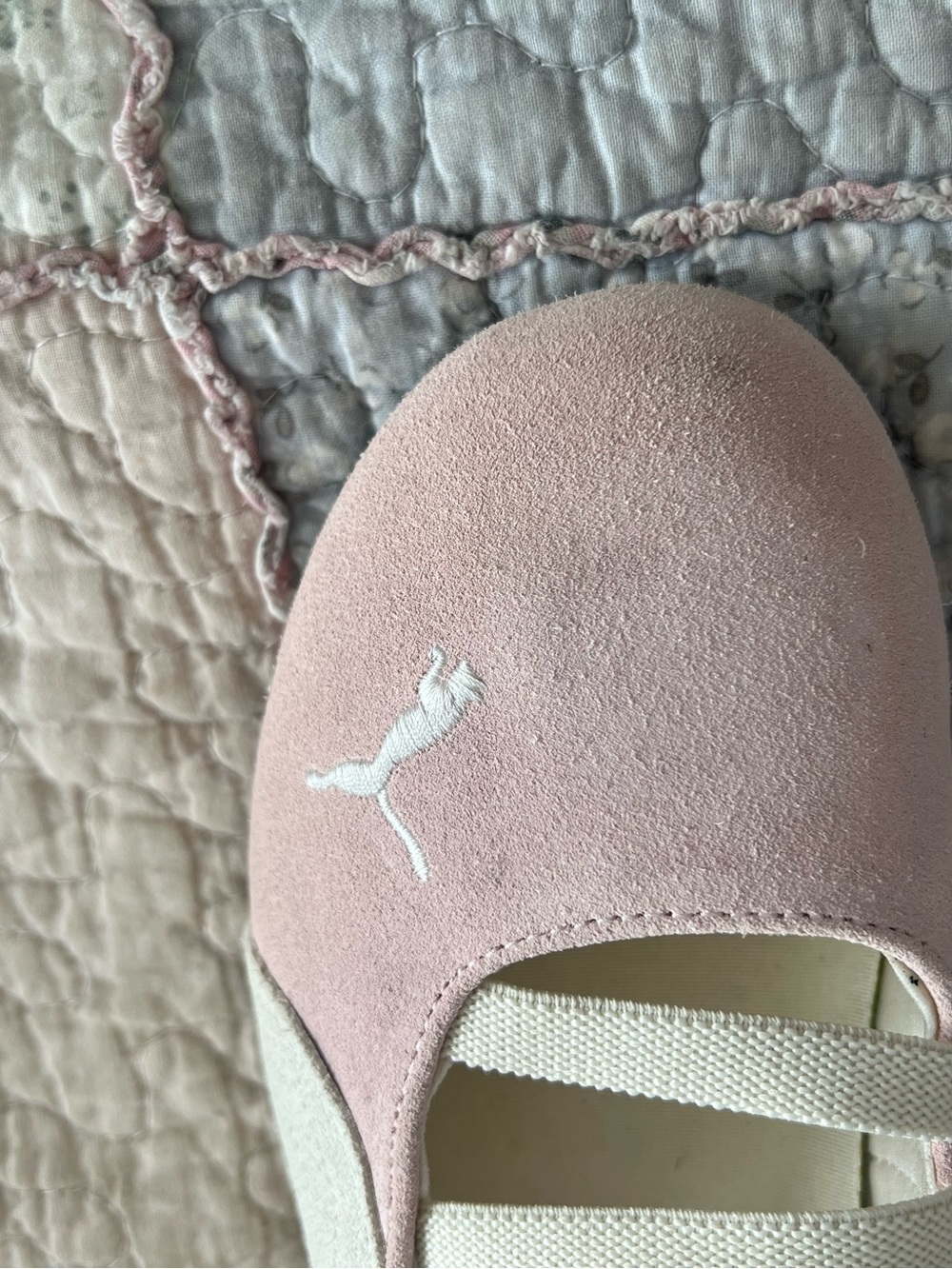 Suede Puma Speedcat Pink Ballet Flats - Picture 7 of 9